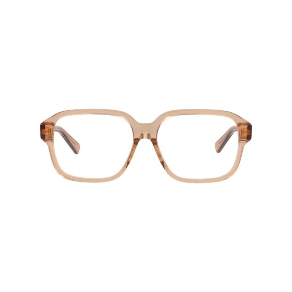 Bottega Veneta Round-Frame Recycled Acetate Optical Frames Brown Womens
